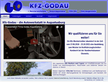 Tablet Screenshot of kfz-godau.de